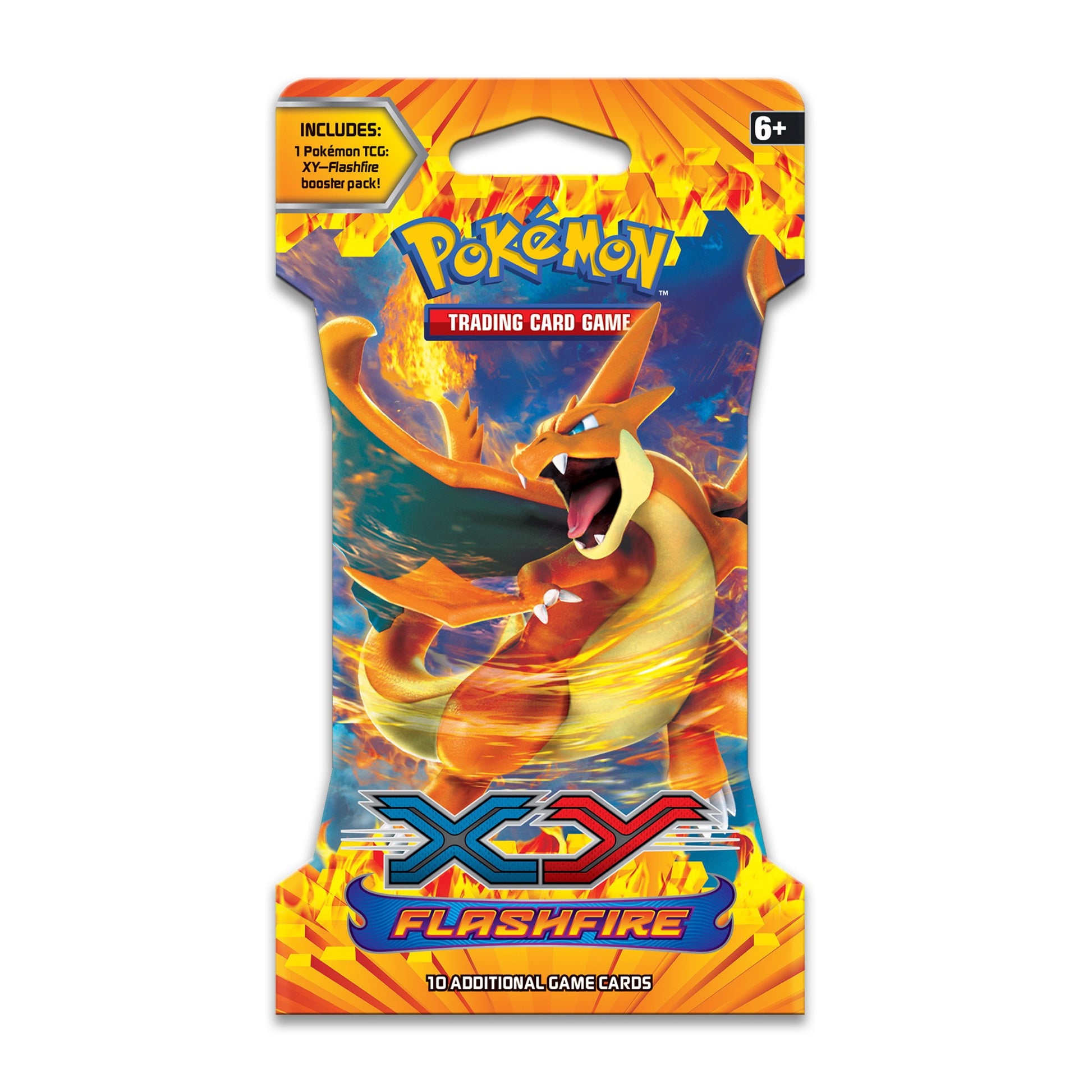 Pokemon Center Pokã©Mon TCG: XyâFlashfire Sleeved Booster Pack (10 Cards)